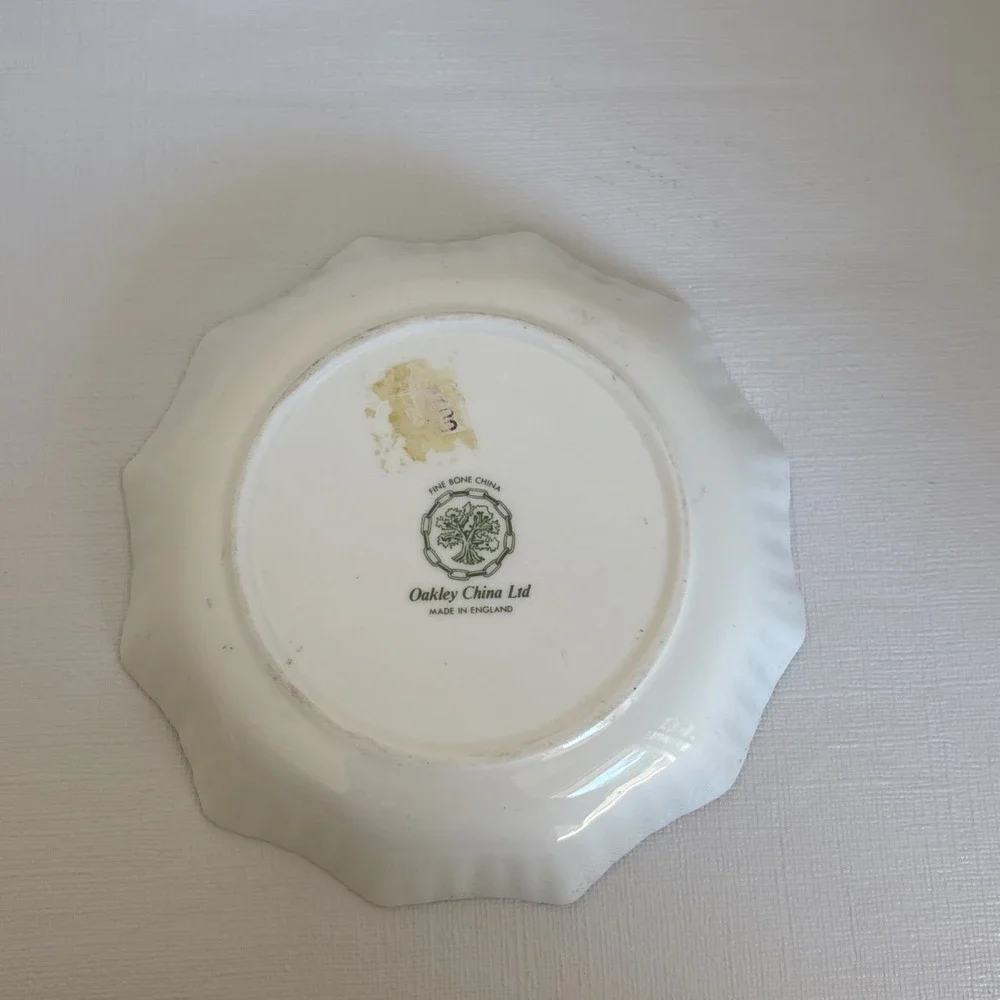 Oakley China Ltd Lily Of The Valley Trinket Dish Fine Bone China